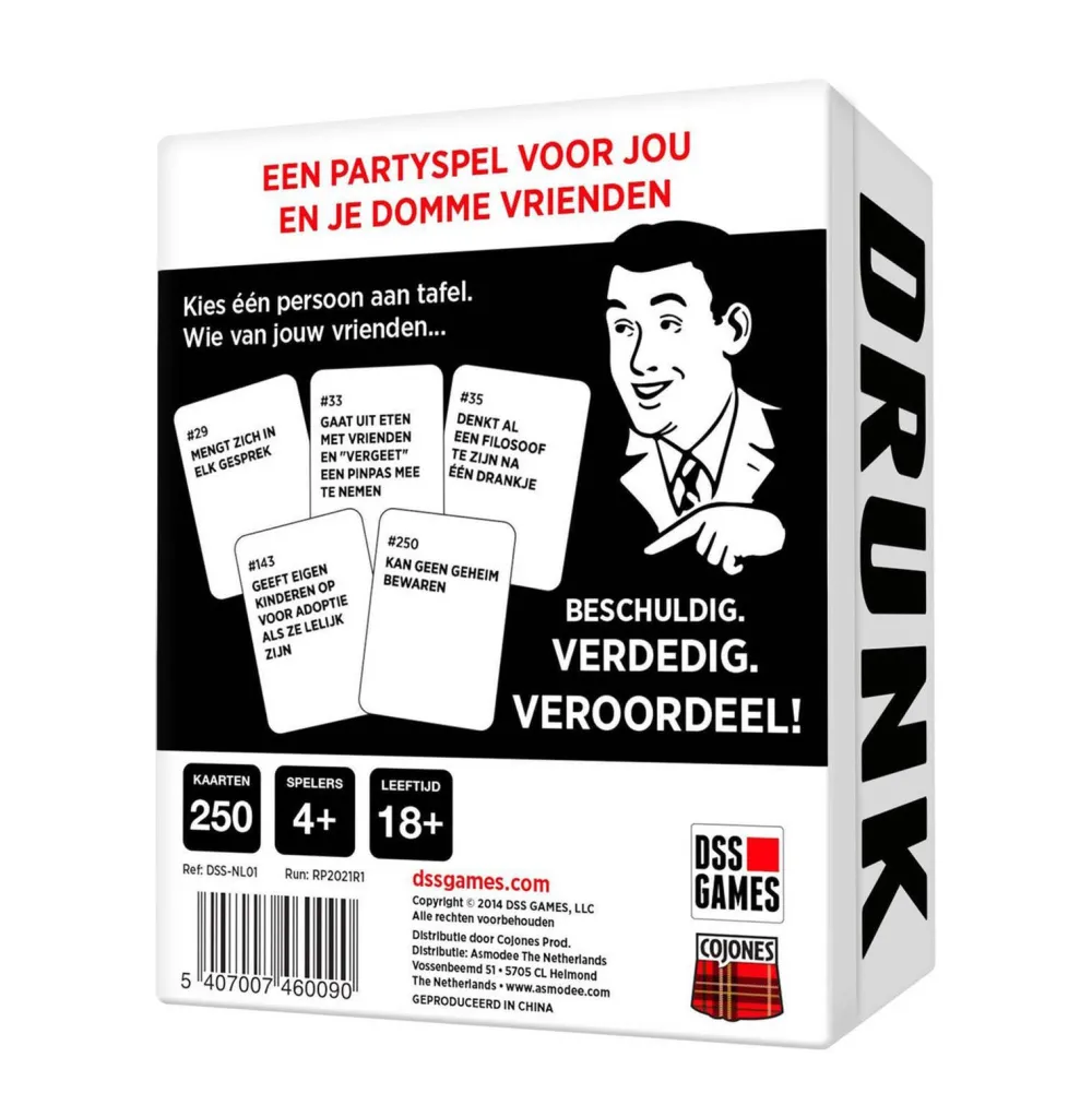 Drunk, Stoned Or Stupid Nl|Cojones Fashion
