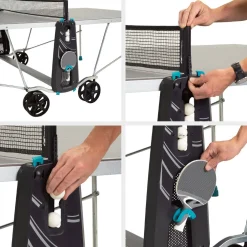 100X Outdoor Tafeltennistafel (Grijs)|Cornilleau Best