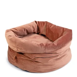 Best Sale Designed by Lotte Fluco Kattenmand - Fluweel - Roze - 45X45X35 Cm
