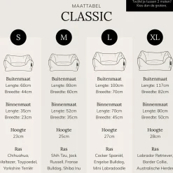 New District 70 Classic Hondenmand - Charcoal Grey - M - 80 X 60 Cm