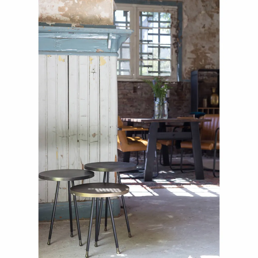 Online Dutchbone Bijzettafel Alim (Set Van 3)