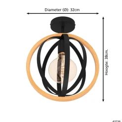 Cheap EGLO Plafondlamp Basildon (O32 Cm)