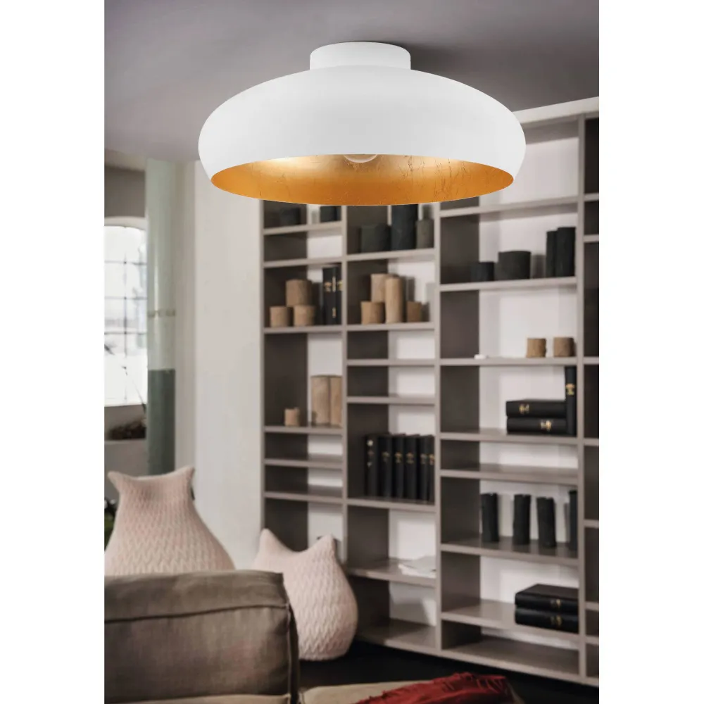 Store EGLO Plafondlamp Mogano