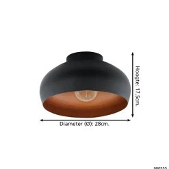 Best Sale EGLO Plafondlamp Mogano 2