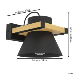 Store EGLO Wandlamp Maccles