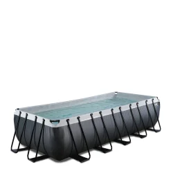 Black Leather Zwembad 540X250X122Cm Met Filterpomp|EXIT Clearance
