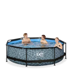 Frame Pool O300X76Cm (12V Cartridge Filter) – Grijs|EXIT Shop