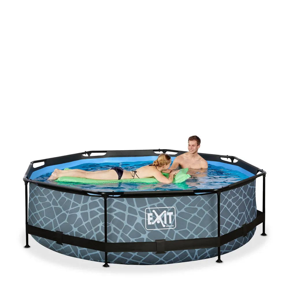 Frame Pool O300X76Cm (12V Cartridge Filter) – Grijs|EXIT Shop