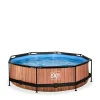 Frame Pool O300X76Cm (12V Cartridge Filter) – Houtbruin|EXIT Cheap