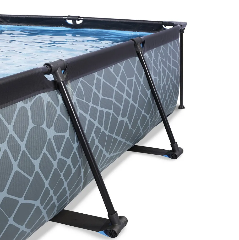 Frame Pool 300X200X65Cm (12V Cartridge Filter) - Grijs|EXIT Best
