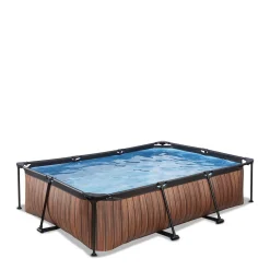 Frame Pool 300X200X65Cm (12V Cartridge Filter) - Houtbruin|EXIT Flash Sale