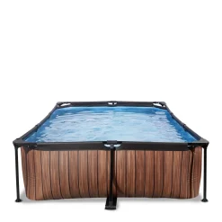 Frame Pool 300X200X65Cm (12V Cartridge Filter) - Houtbruin|EXIT Flash Sale