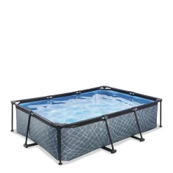 Frame Pool 220X150X60Cm (12V Cartridge Filter) - Grijs|EXIT Clearance