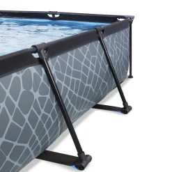 Frame Pool 220X150X60Cm (12V Cartridge Filter) - Grijs|EXIT Clearance