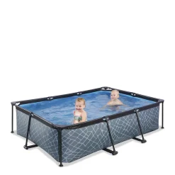 Frame Pool 220X150X60Cm (12V Cartridge Filter) - Grijs|EXIT Clearance