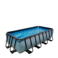 Frame Pool 4X2X1M Grijs|EXIT Shop
