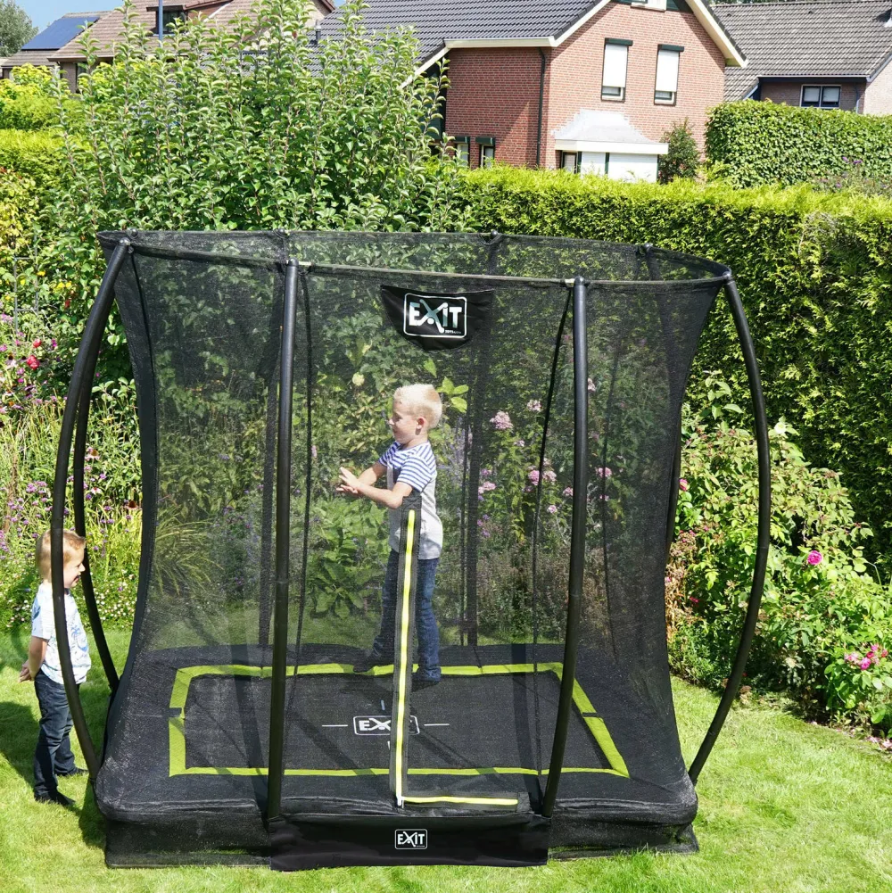 Silhouette Ground Trampoline 214X153 Cm|EXIT Cheap