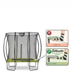 Silhouette Trampoline 214X153 Cm|EXIT Cheap