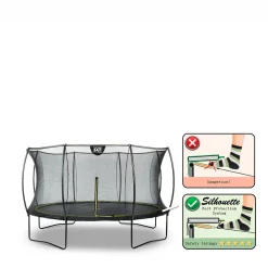 Silhouette Trampoline O366 Cm|EXIT Best Sale