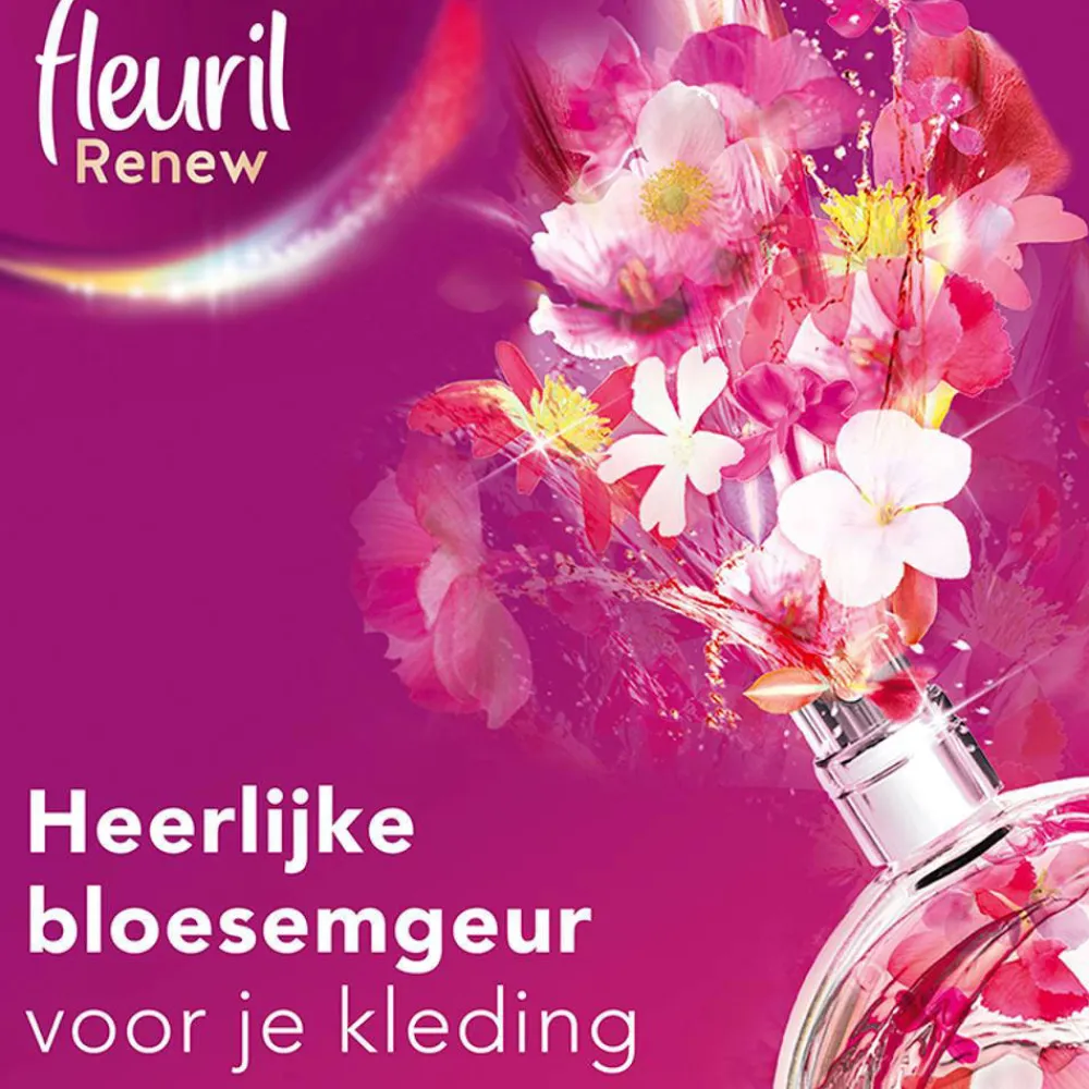 Hot Fleuril Renew Liquid Bloesem - Vloeibaar Wasmiddel - Voordeelverpakking - 4 X 49 Wasbeurten - 196 Wasbeurten