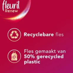 Outlet Fleuril Renew Liquid Color - Vloeibaar Wasmiddel - Voordeelverpakking - 4 X 49 Wasbeurten - 196 Wasbeurten