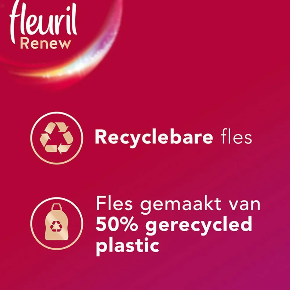 Outlet Fleuril Renew Liquid Color - Vloeibaar Wasmiddel - Voordeelverpakking - 4 X 49 Wasbeurten - 196 Wasbeurten