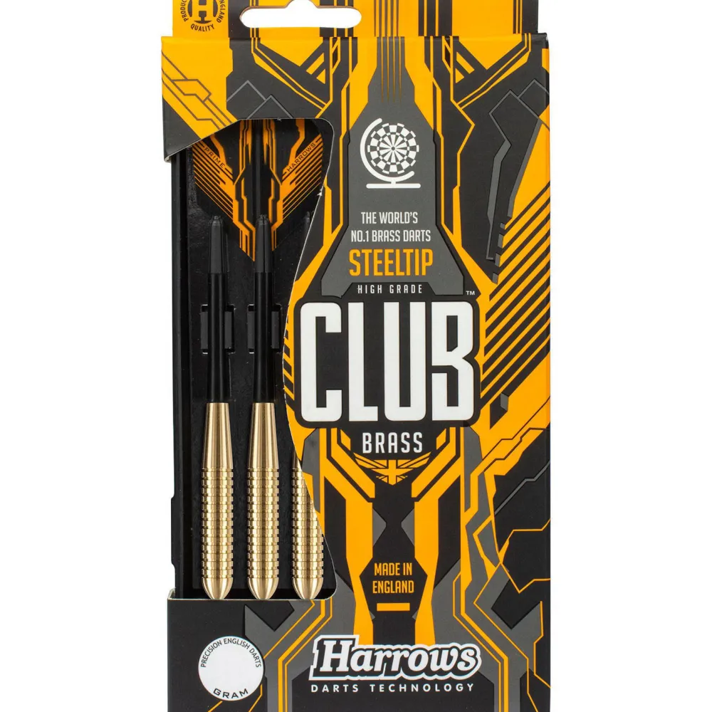 Club Brass Steeltip Dartpijlen (21 Gram)|Harrows Best