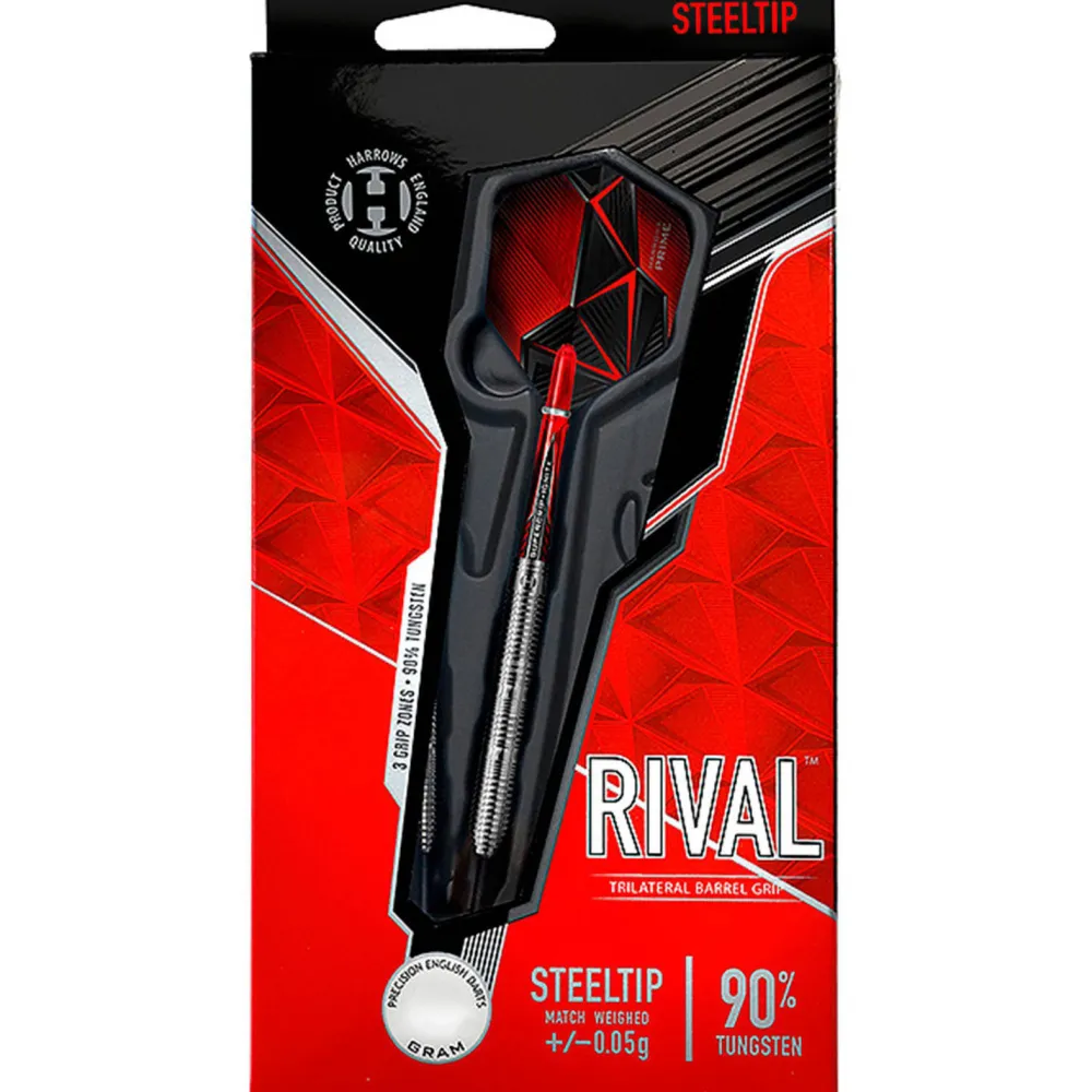 Rival 90% Tungsten Steeltip Dartpijlen (22 Gram)|Harrows Online