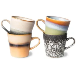 Sale HKliving Americanokopje 70'S (O8,5 Cm) (260 Ml) (Set Van 4)