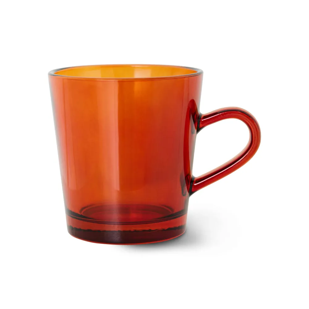 Online HKliving Koffieglas 70'S (O7,7 Cm) (200 Ml) (Set Van 4)