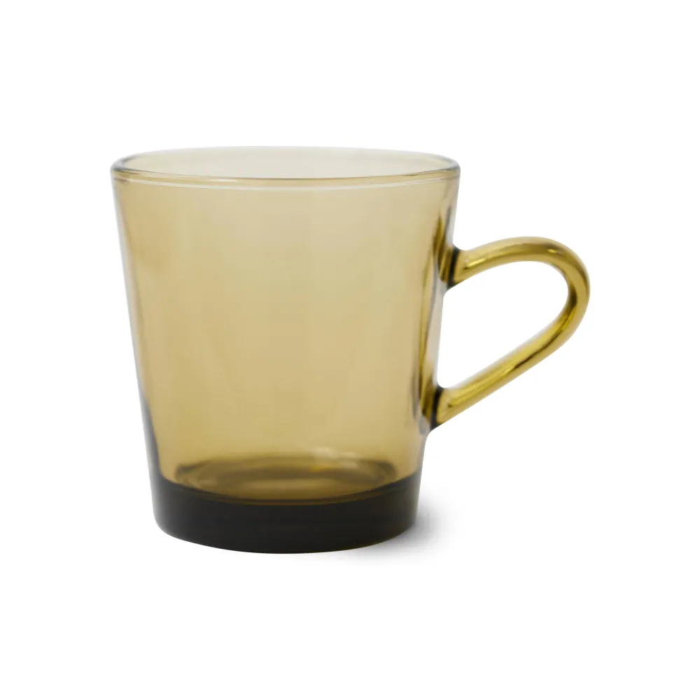 Fashion HKliving Koffieglas 70'S (O7,7 Cm) (200 Ml) (Set Van 4)