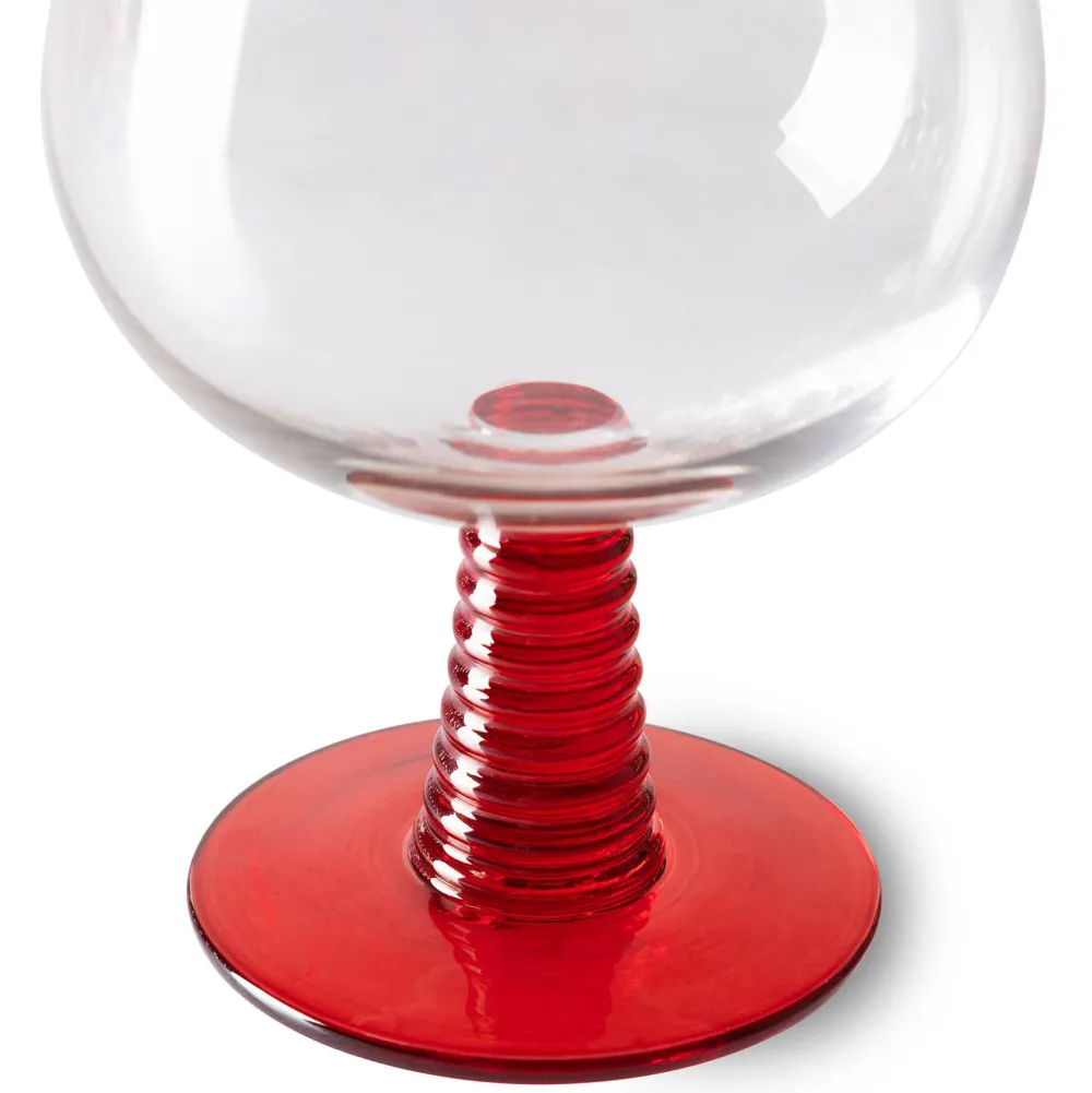 Clearance HKliving Wijnglas Swirl (350 Ml) (O10 Cm)
