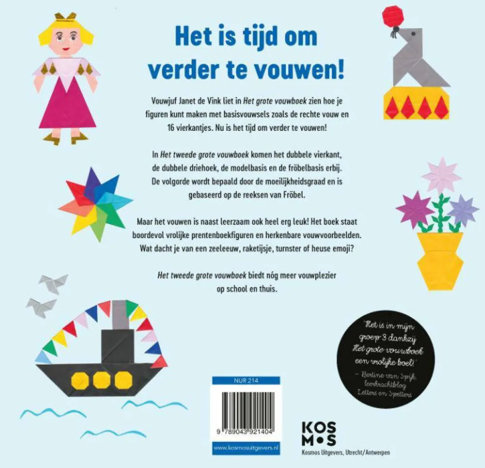 Janet De Vink Het Tweede Grote Vouwboek|wehkamp Discount