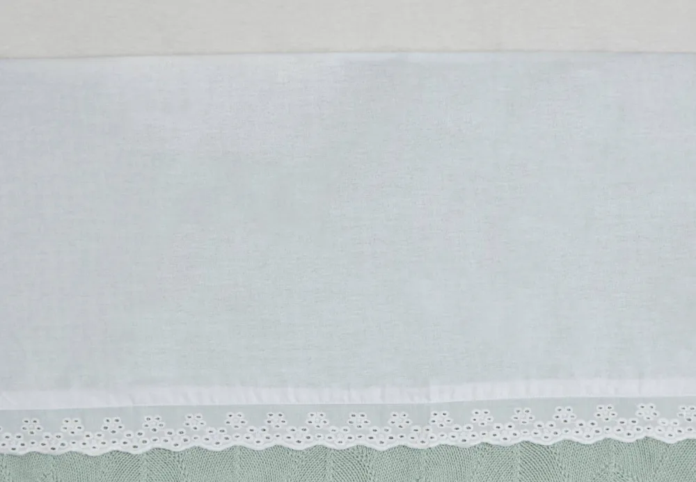 New Jollein Baby Ledikantlaken 120X150 Cm Lace Ivory