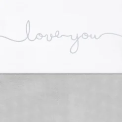 Shop Jollein Baby Ledikantlaken 120X150Cm Love You Grey