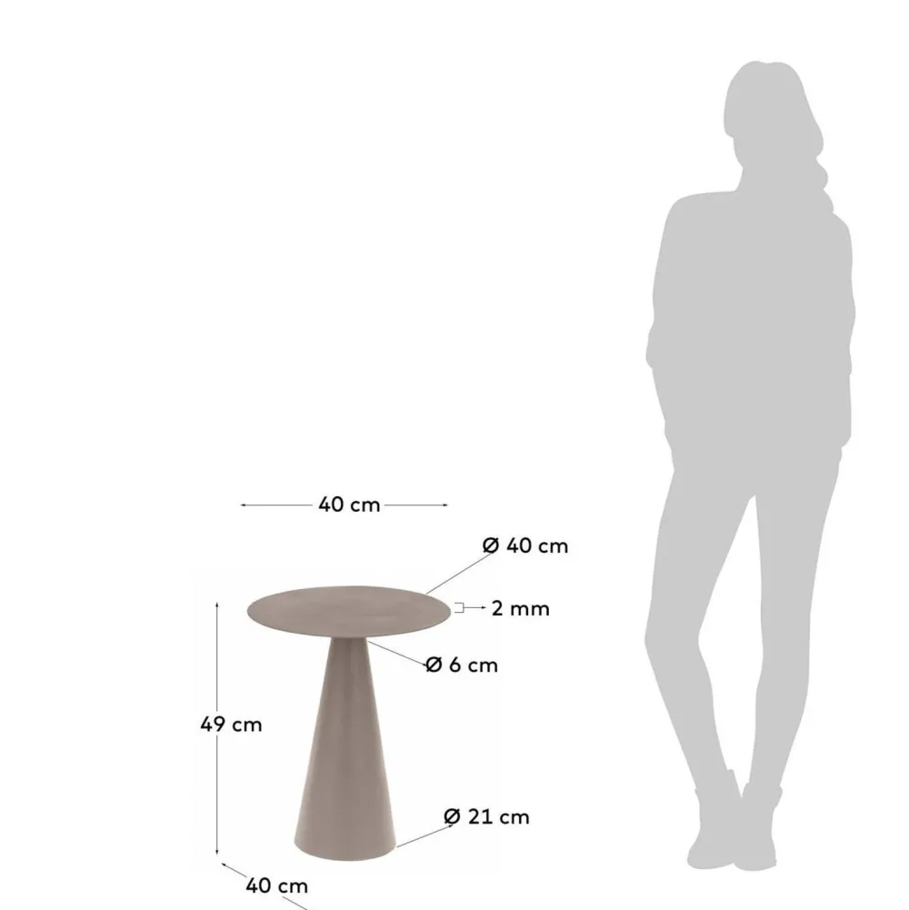 Online Kave Home Bijzettafel Shirel