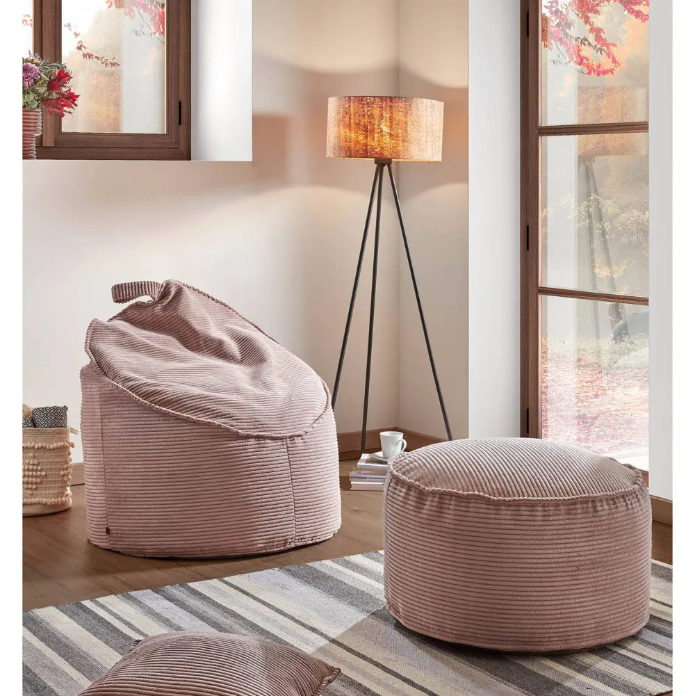 Store Kave Home Poef Wilma