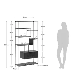 Best Kave Home Wandkast Shantay