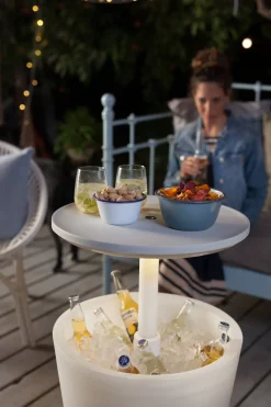 Bijzettafel Illuminated Coolbar (Verlicht O50/57 Cm)|Keter Best Sale