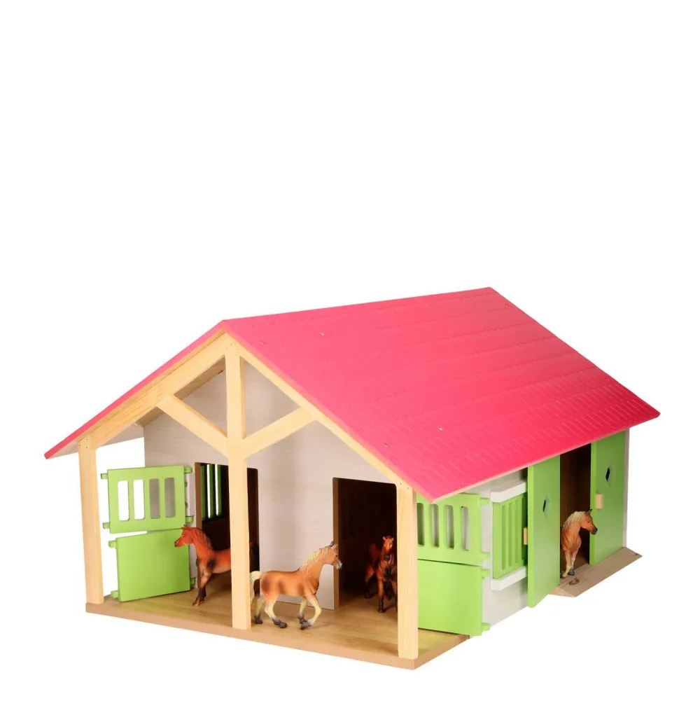 Paardenstal Schaal 1:24|Kids Globe Best