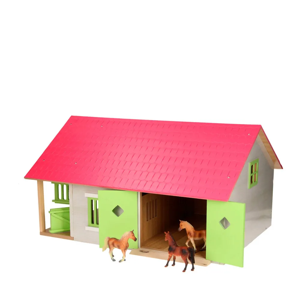 Paardenstal Schaal 1:24|Kids Globe Best
