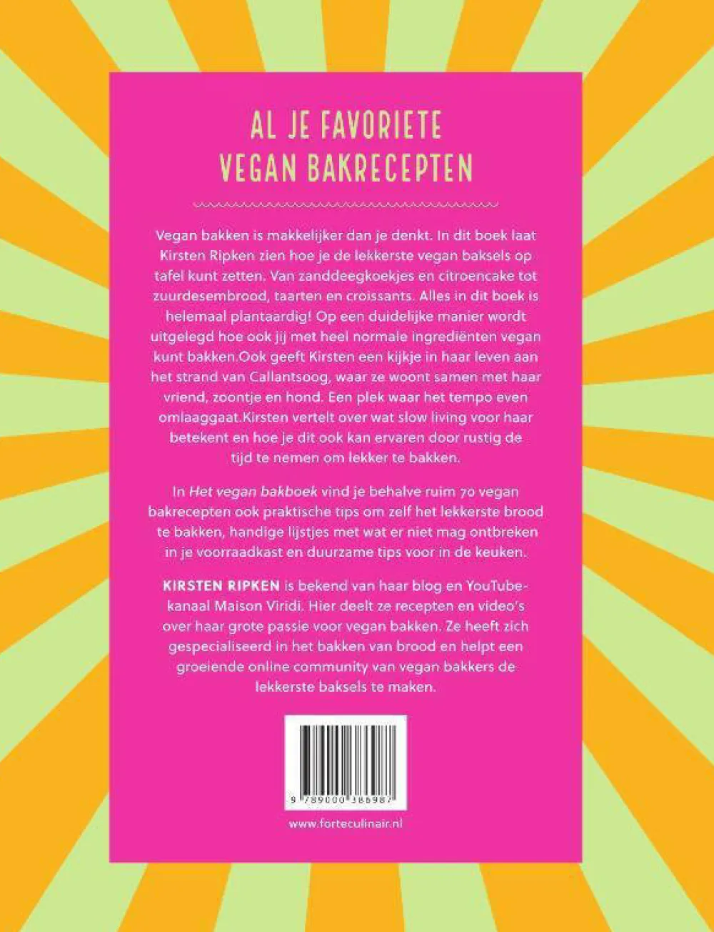Kirsten Ripken Het Vegan Bakboek|wehkamp Best