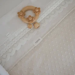 Cheap Koeka Crochet Baby Ledikantlaken 110X140Cm Milky