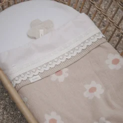 Cheap Koeka Crochet Baby Ledikantlaken 110X140Cm Milky