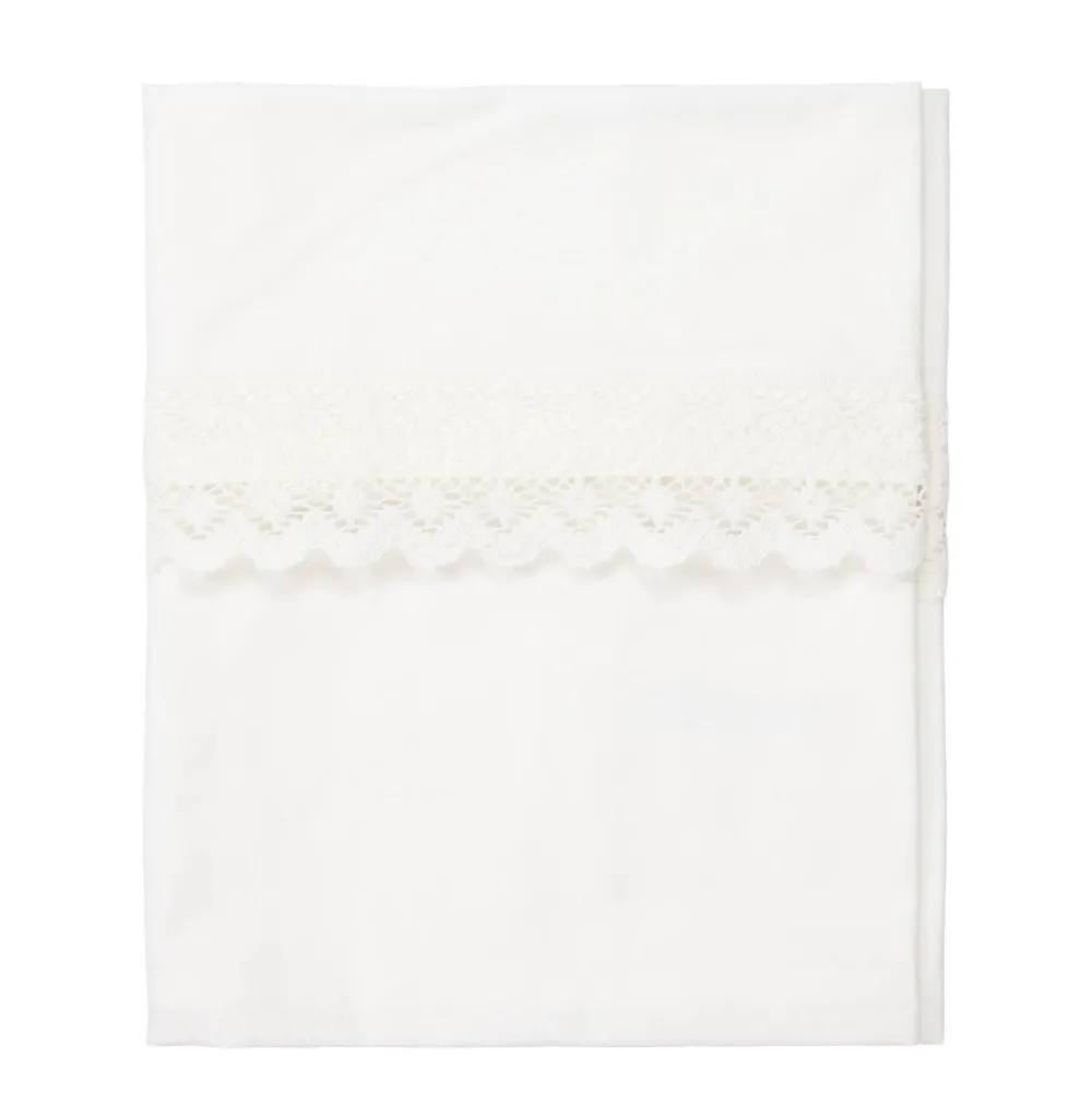Clearance Koeka Crochet Baby Wieglaken 80X100 Cm Milky