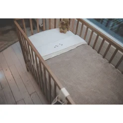 Best Sale Koeka Falling Leaves Baby Ledikantlaken 110X140 Cm Wit