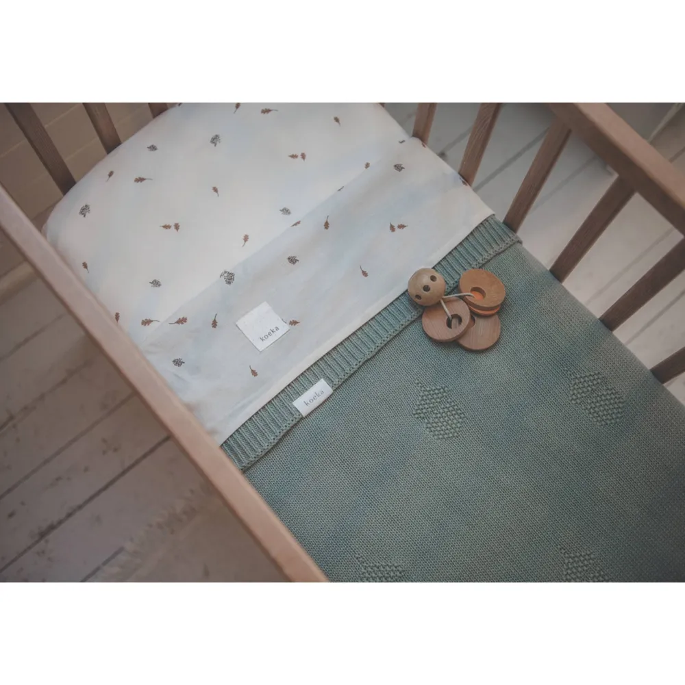 Cheap Koeka Forest Baby Wieglaken 80X100 Cm Offwhite