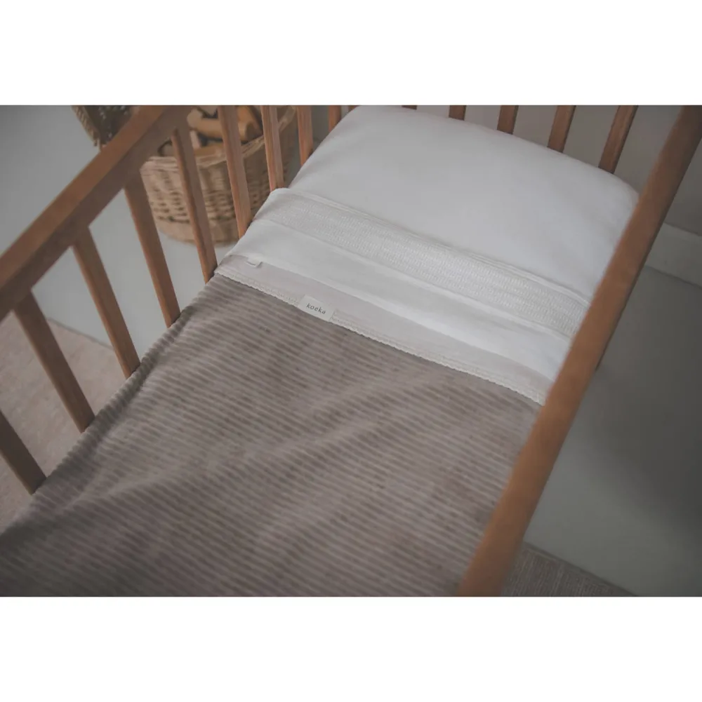 Best Sale Koeka Magical Baby Ledikantlaken 110X140 Cm Wit