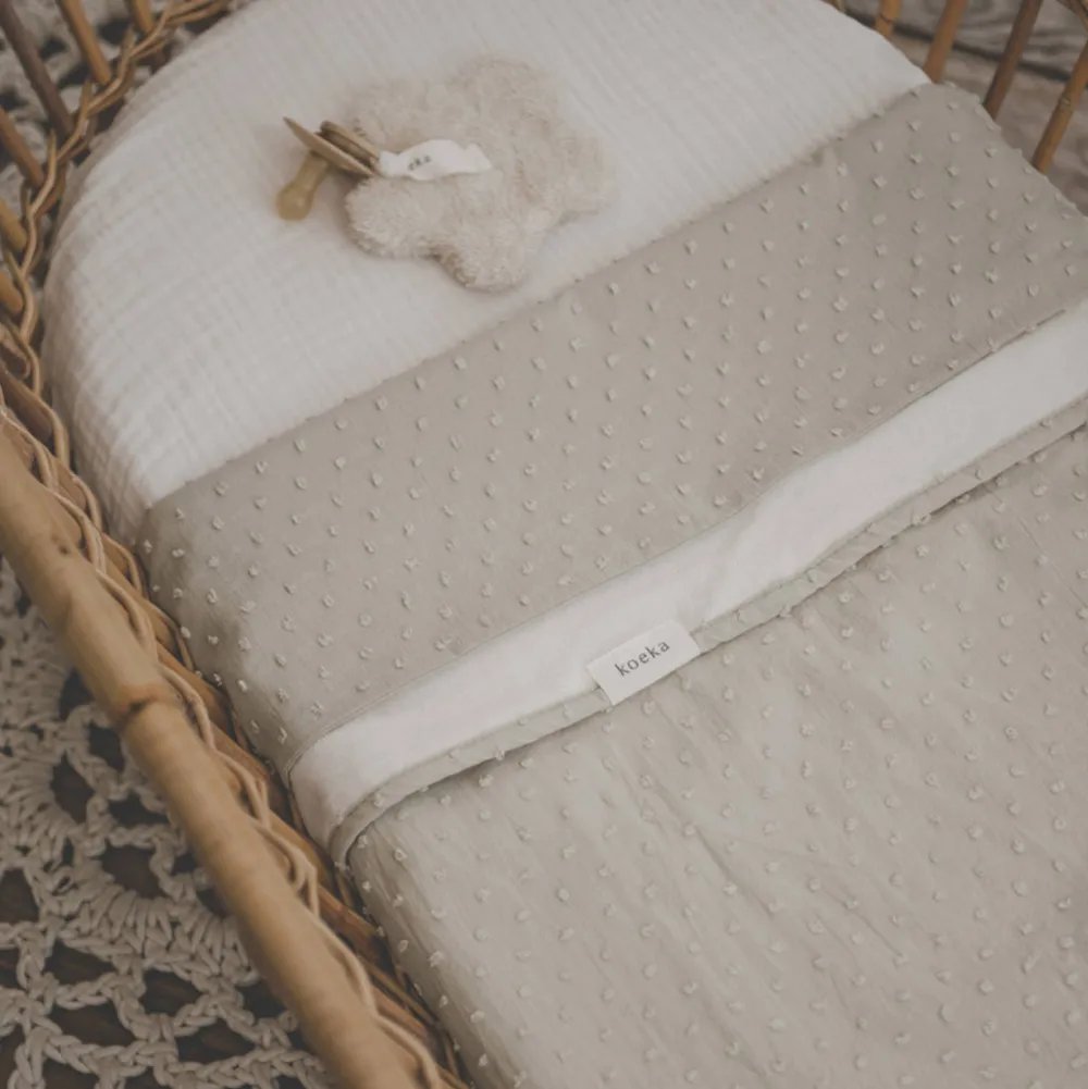 Best Koeka Napa Baby Ledikantlaken 110X140 Cm Lichtgroen