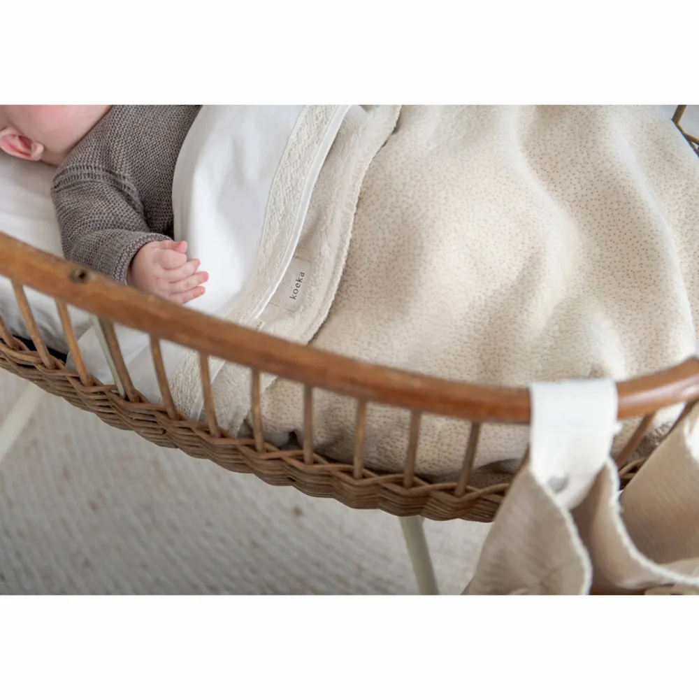 Online Koeka Nostalgia Baby Wieglaken 80X100 Cm Warm White